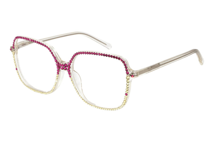 Lily, strass-weiß-pink