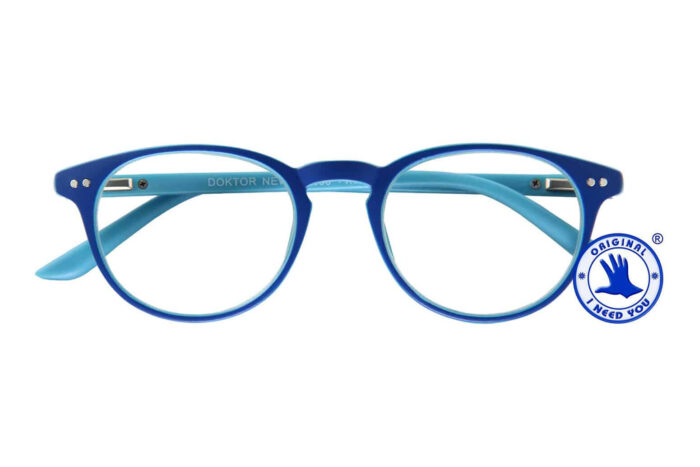 Lesebrille I Need You Doktor New blau Produktbild front