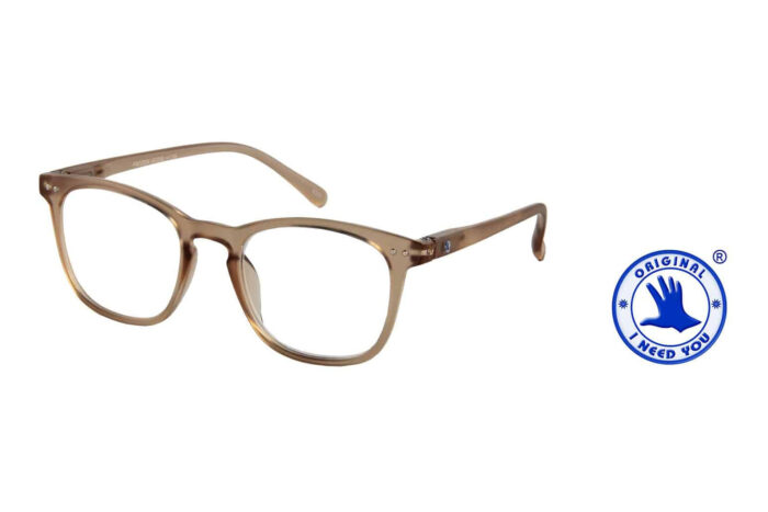 Lesebrille I Need You Frozen brown seitlich