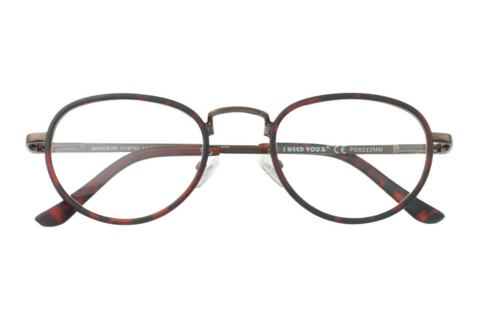 I NEED YOU Lesebrille Windsor Braun geschlossen