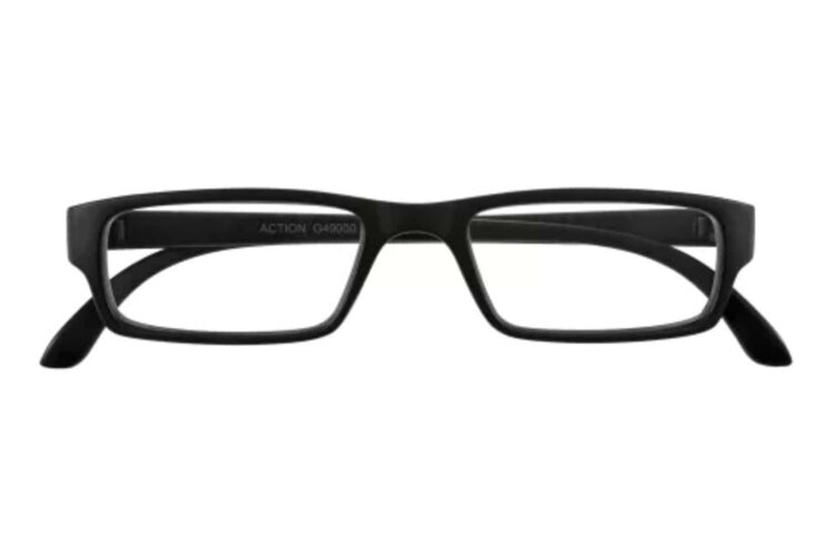 Lesebrille I Need You Action schwarz matt frontal