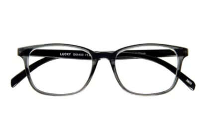Lesebrille I Need You Lucky grau frontal