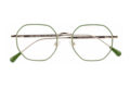 I Need You Lesebrille Yoko grün gold Produktbild frontal