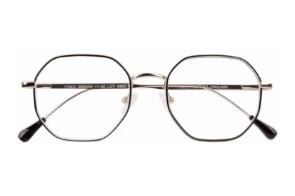 I Need You Lesebrille Yoko schwarz gold Produktbild frontal