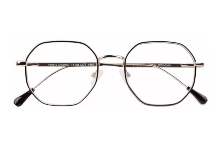 I Need You Lesebrille Yoko schwarz gold Produktbild frontal