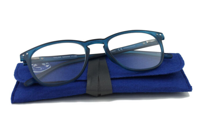 INY-G65000 mit Etui Lesebrille I Need You Tailor dunkelblau mit Etui