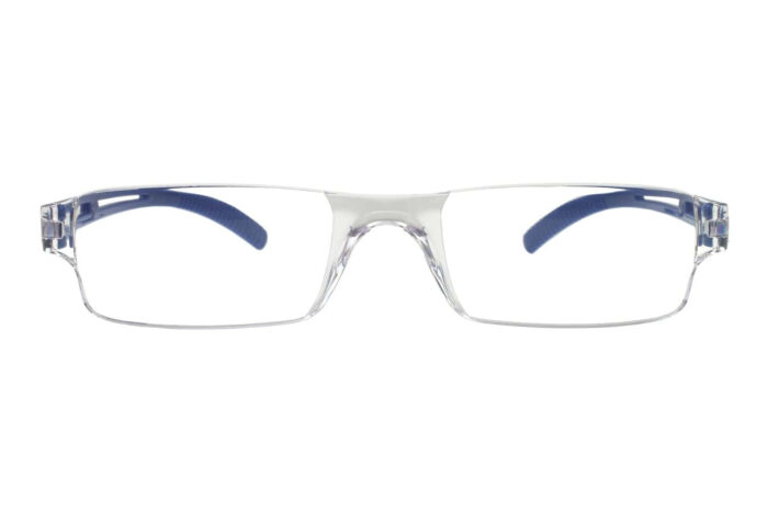 Lesebrille I Need You Joy blau frontal