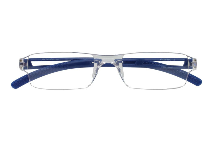 Lesebrille I Need You Joy blau geschlossen