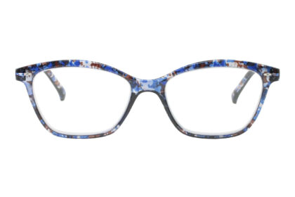 Lesebrille LEXXOO 4120A marmor blau frontal
