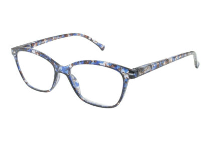 Lesebrille LEXXOO 4120A marmor blau frontal