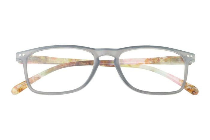 Lesebrille LEXXOO 4128B grau marmoriert