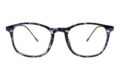 Lesebrille Lexxoo 4153 grau-schwarz-blau frontal