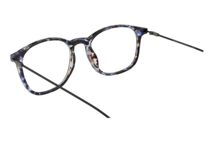 Lesebrille Lexxoo 4153 grau-schwarz-blau innen