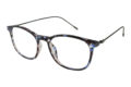 Lesebrille Lexxoo 4153 grau-schwarz-blau seitlich