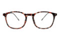 Lesebrille Lexxoo 4153 grau-schwarz-rot frontal
