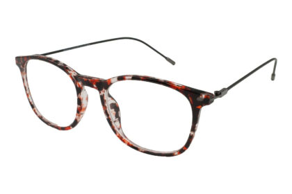 Lesebrille Lexxoo 4153 grau-schwarz-rot frontal