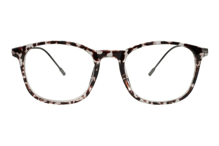 Lesebrille Lexxoo 4153 grau-schwarz frontal