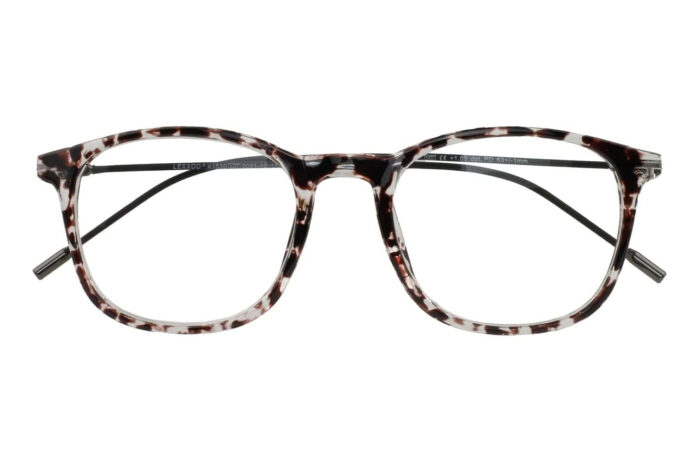 Lesebrille Lexxoo 4153 grau-schwarz geschlossen