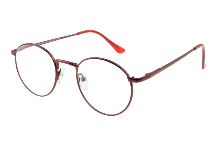 Lesebrille LEXXOO 4090A Rot seitlich