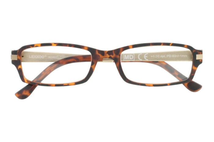 Lesebrille LEXXOO 4240 Havanna Gold geschlossen