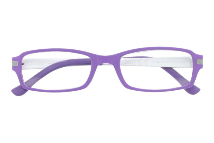 Lesebrille LEXXOO 4240 Lila Silber geschlossen