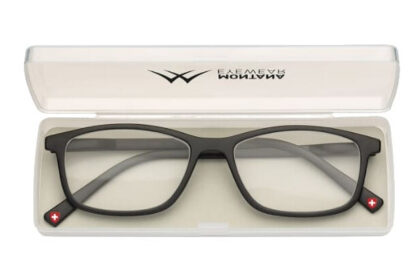 Montana Lesebrille MR51 schwarz seitlich
