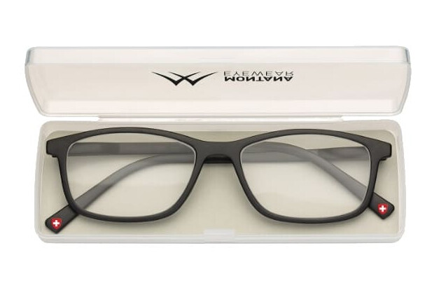 Montana Lesebrille MR51 schwarz im Etui