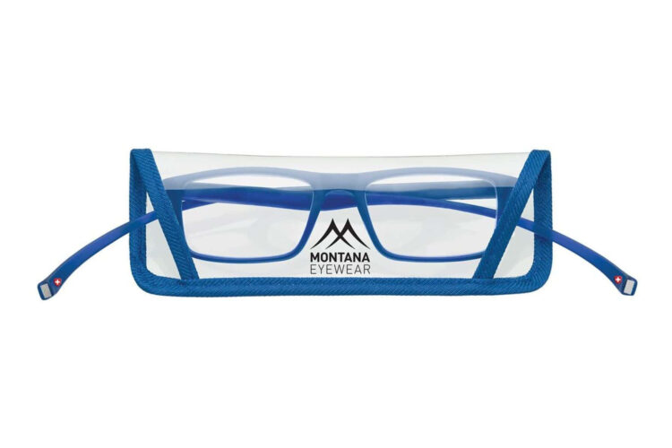 Lesebrille Montana MR59 blau mit Etui