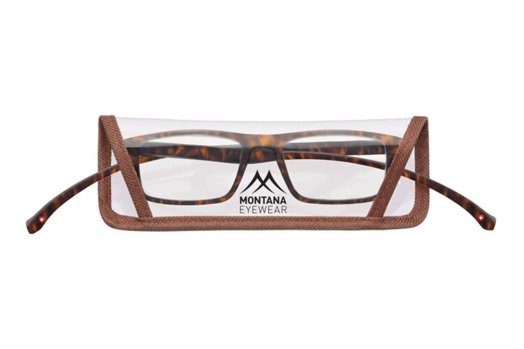 Lesebrille Montana MR59 havanna mit Etui