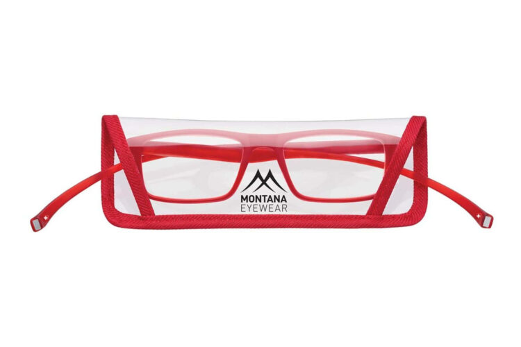 Lesebrille Montana MR59 rot mit Etui