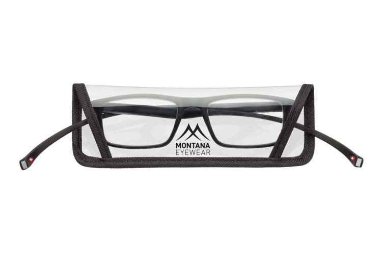 Lesebrille Montana MR59 schwarz mit Etui