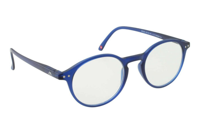 Lesebrille Montana MR65 blau seitlich Produktbild