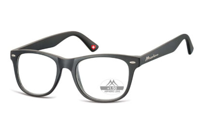 Lesebrille Montana MR67 schwarz seitlich
