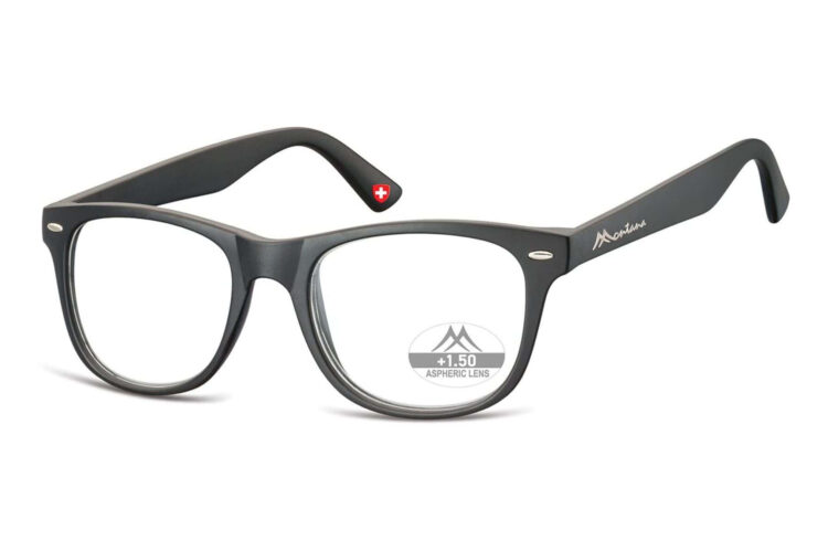 Lesebrille Montana MR67 schwarz seitlich