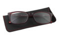 Lesebrille Montana Eyewear MR73 rot Produktbild auf Etui