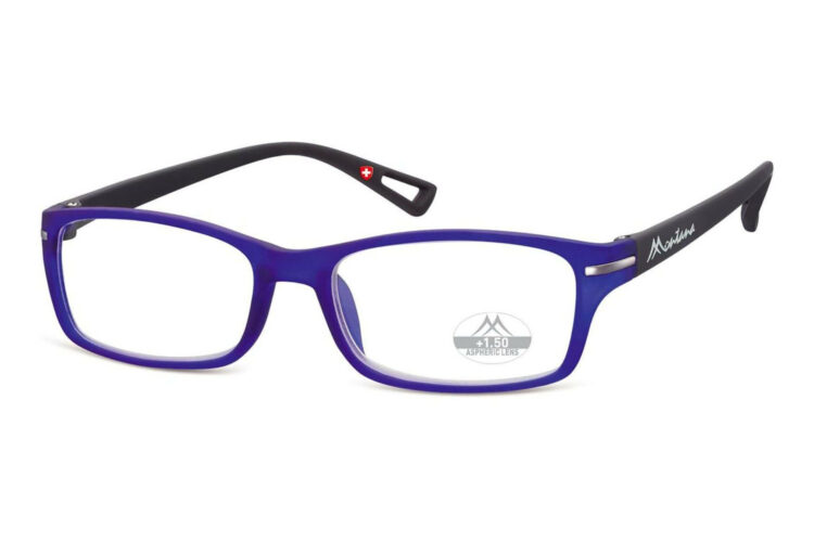 Lesebrille Montana MR76 blau seitlich