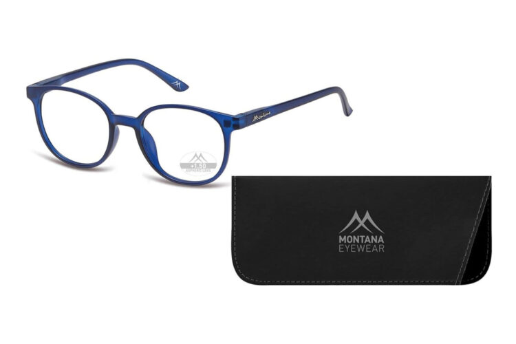 Lesebrille Montana MRC2 blau mit Etui