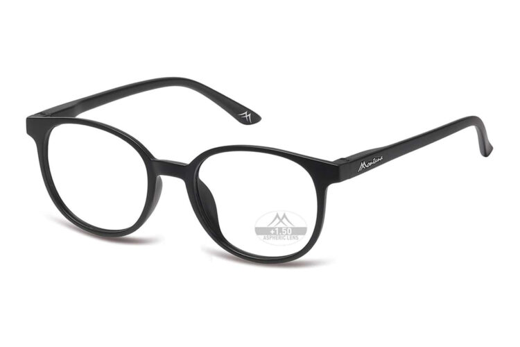Lesebrille Montana MRC2 schwarz seitlich
