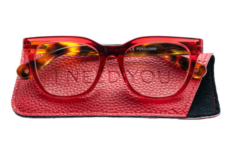 Lesebrille I Need You Enja red mit etui