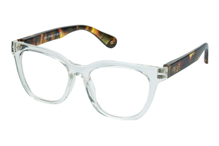 Lesebrille I Need You Enja transparent seitlich