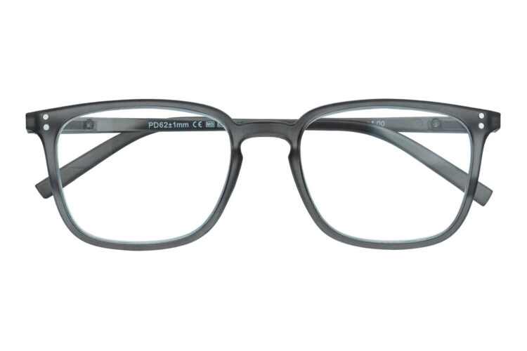 Lesebrille.de Kollektion LB1001 grau geschlossen