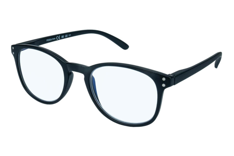 Lesebrille.de Kollektion LB1002 schwarz seitlich