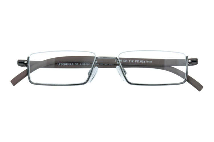 Lesebrille.de Kollektion LB1005 braun geschlossen