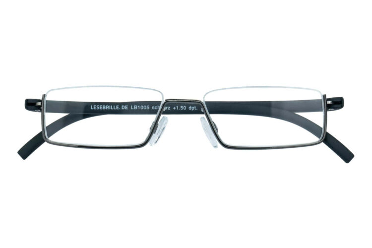 Lesebrille.de Kollektion LB1005 schwarz geschlossen