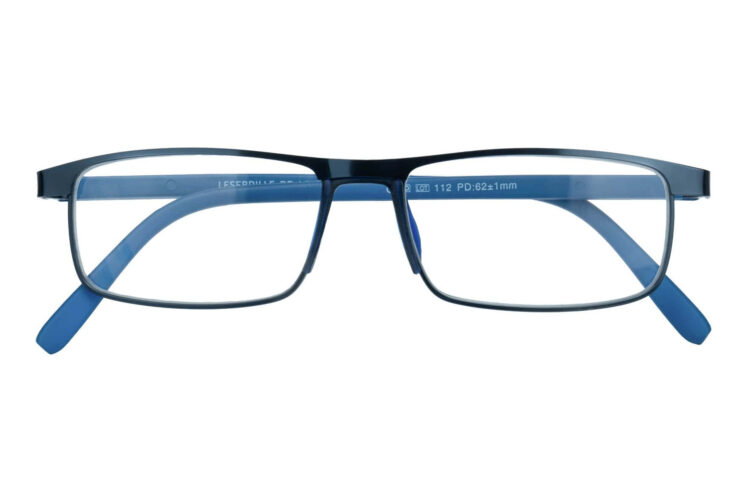 Lesebrille.de Kollektion LB1006 blau geschlossen