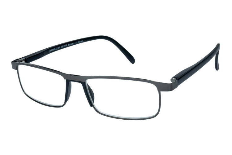 Lesebrille.de Kollektion LB1006 schwarz seitlich