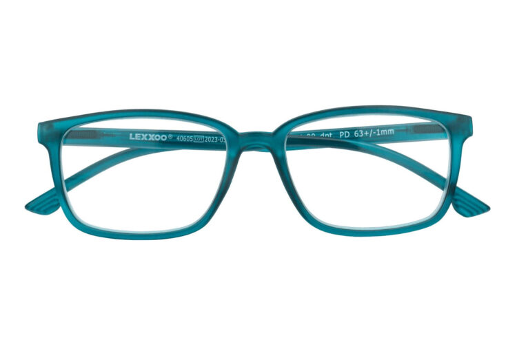 Lesebrille Lexxoo 4060B petrol geschlossen