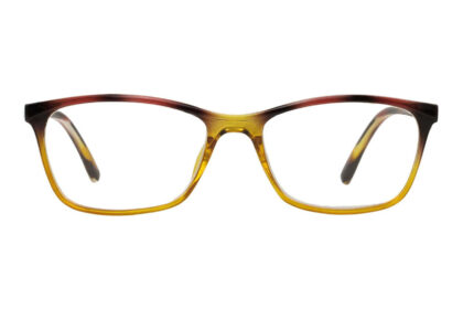 Lesebrille LEXXOO 4092 braun-bernstein frontal