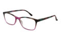 Lesebrille LEXXOO 4092 braun-pink seitlich