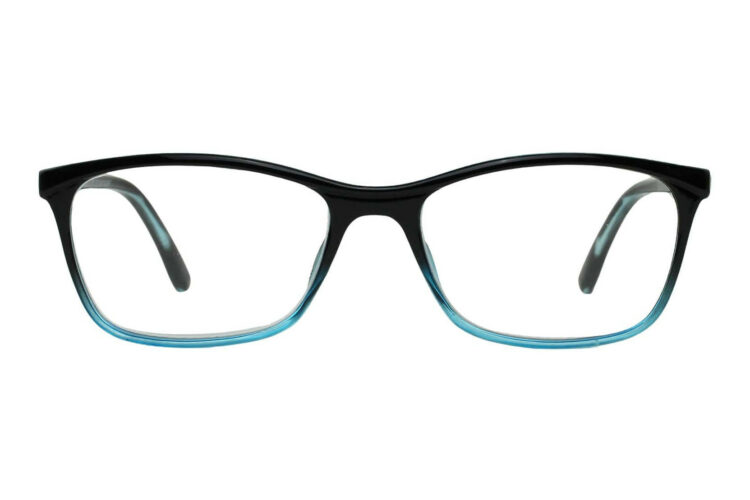 Lesebrille LEXXOO 4092 schwarz-blau frontal